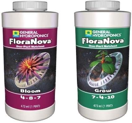 General Hydroponics FloraNova Grow & Bloom - 1 Pint Each