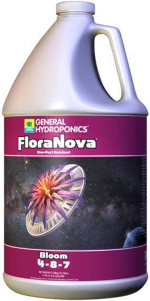 General Hydroponics FloraNova Bloom 1 Gallon 128oz Liquid Nutrient Grow Formula