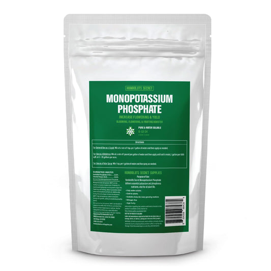 Humboldts Secret Monopotassium Phosphate 0-52-34 | MKP Fertilizer Bloom Booster for Flowers, Fruits & Vegetables | High Purity Water Soluble Phosphorus and Potassium Plant Food | 2 lb