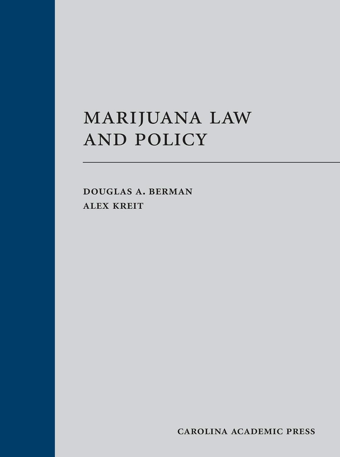 Marijuana Law and Policy — book cover