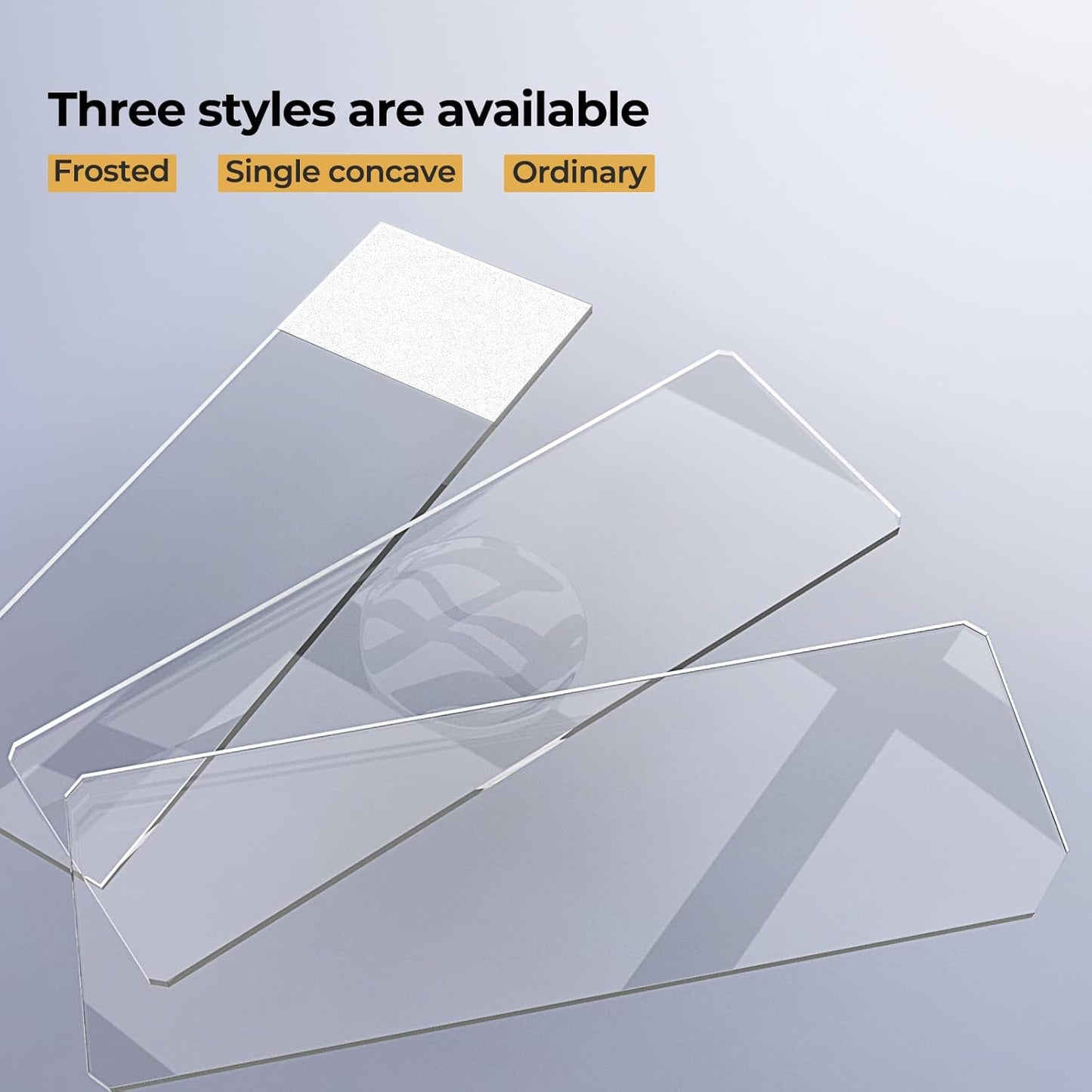 10 Pcs Petri Dishes with 150 Pcs Blank Microscope Slides