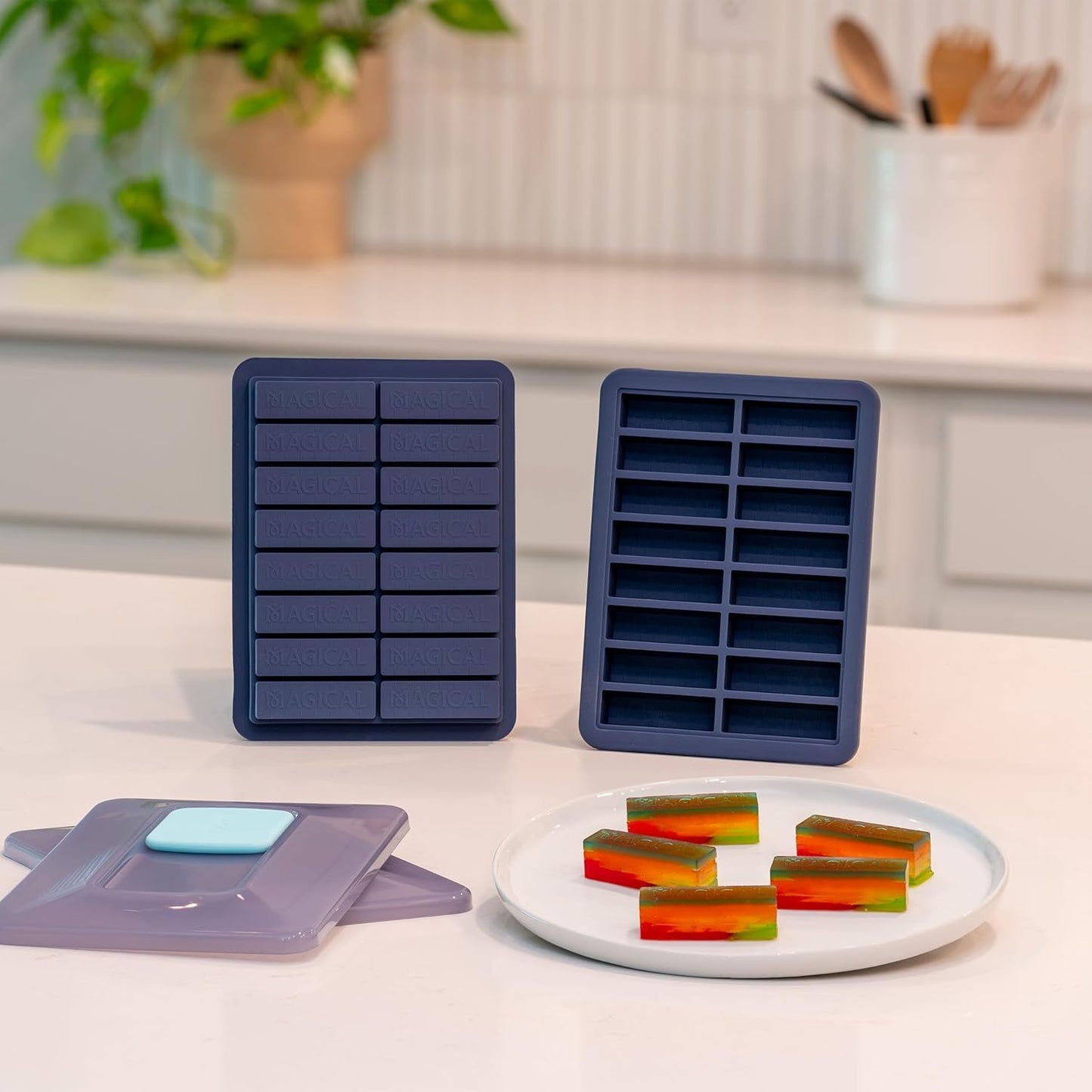 Magical Butter Premium Blue Raspberry Gummy Mix – Organic, Sugar-Free Gelatin Powder for Homemade Gummies – Easy-to-Use Candy Making Mix