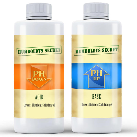 Humboldts Secret pH Up and pH Down Control Kit | Liquid Nutrient Solution Balancer for Plants | for Soil, Hydroponic, Coco, and DWC Systems | Supports Nutrient Absorption and Growth | 32 Ounce