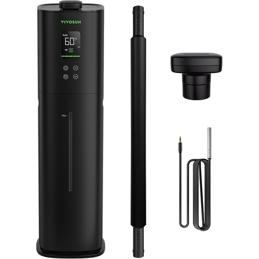 VIVOSUN AeroStream H05 Intelligent Wi-Fi Humidifier, 1.32 Gal / 5 L Humidifier with Temp & Humidity Probe, Smart Remote Control, Designed for Growers