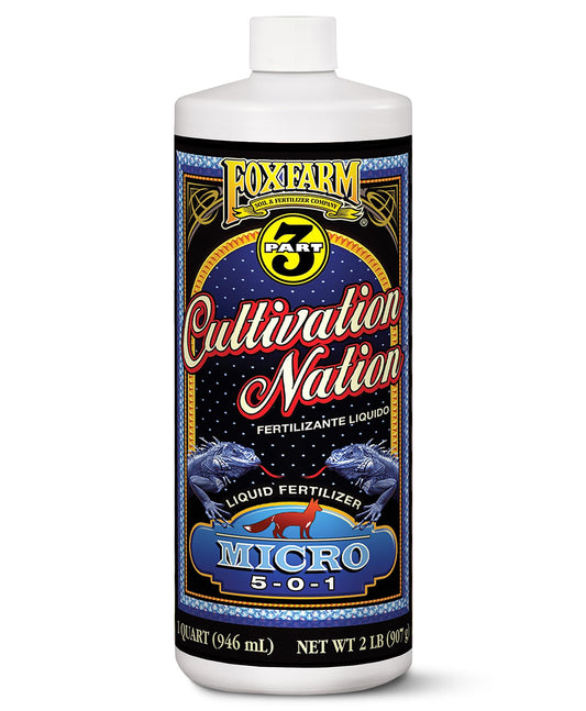 FoxFarm Cultivation Nation Micro Liquid Plant Food
