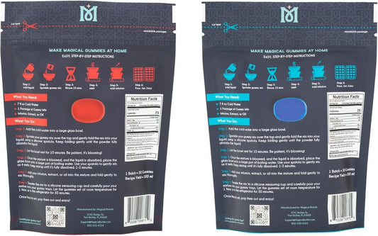 Magical Butter Complete Infusion & Gummy Kit – MB2E Machine, Blue Raspberry & Cherry Mix, DecarBox, 10 mL Molds, Spatulas & Measuring Cups