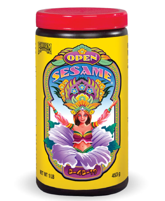 FoxFarm Open Sesame Soluble Fertilizer, High-Phosphorus Fertilizer for Early Blooming, pH Balanced - Supports Bud Development, NPK 5-45-19 (6 oz)