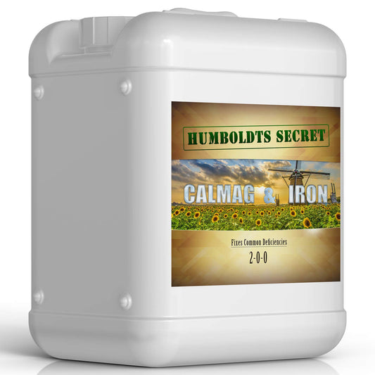 Humboldts Secret CalMag & Iron | Calcium, Magnesium & Chelated Iron Nutrient Fertilizer | Hydroponic Supplies for Vegetative & Flowering Growth in Soil, Coco, Hydroponics or RO Water | 32 Ounce
