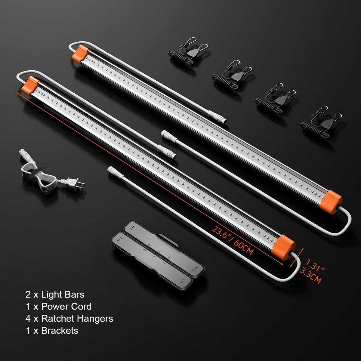 Spider Farmer SUPP-R30 660nm Deep Red Supplemental Light Bars 23.6"