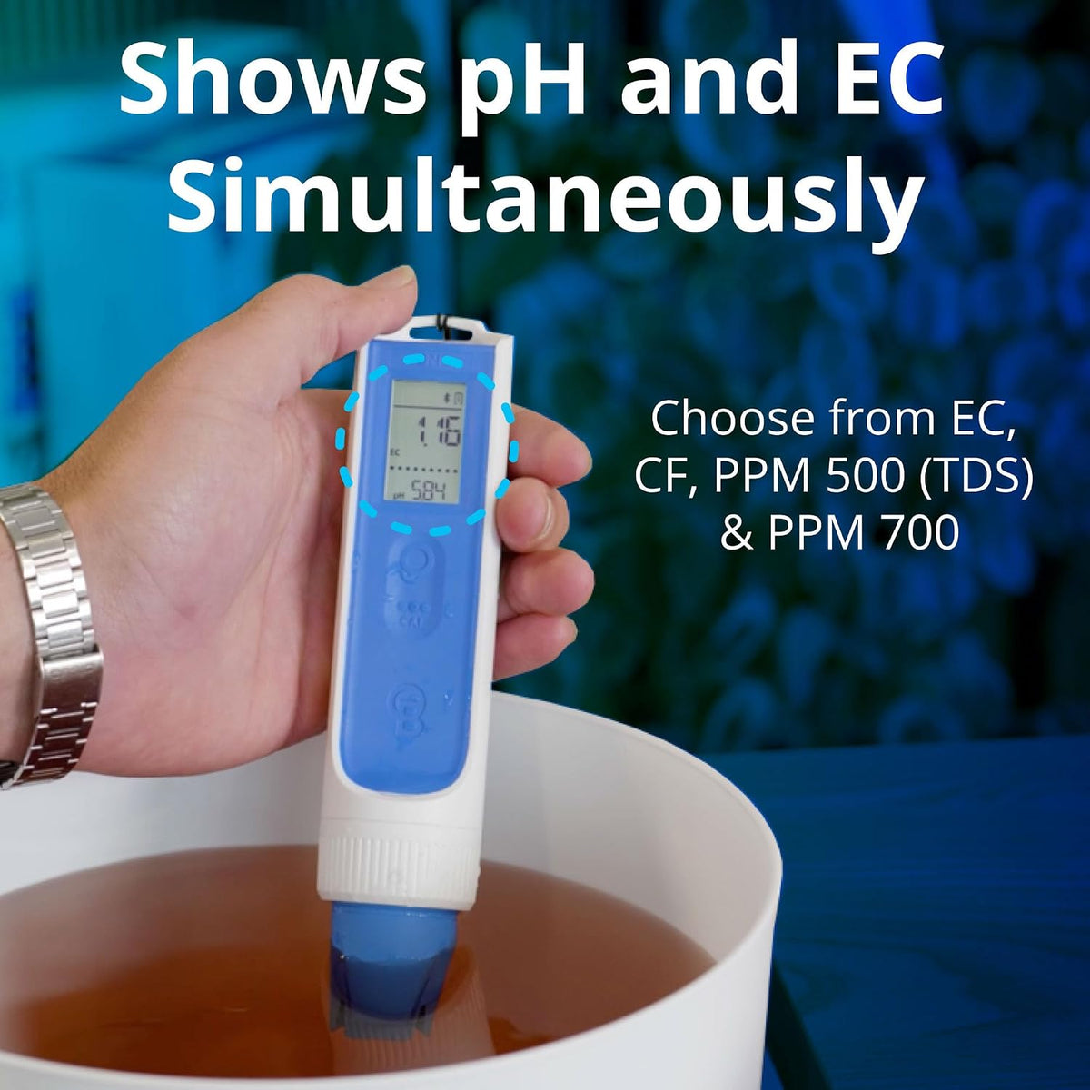 Bluelab OnePen pH, Conductivity and Temperature Meter
