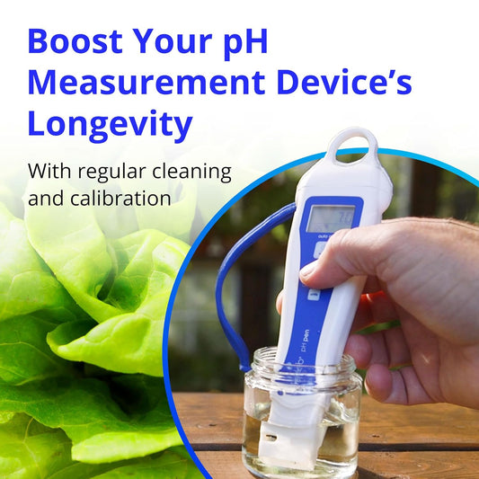 BlueLab 2.77EC Conductivity Solution, PH 7.0, and PH 4.0 Calibration Solution Set 250 Milliliters