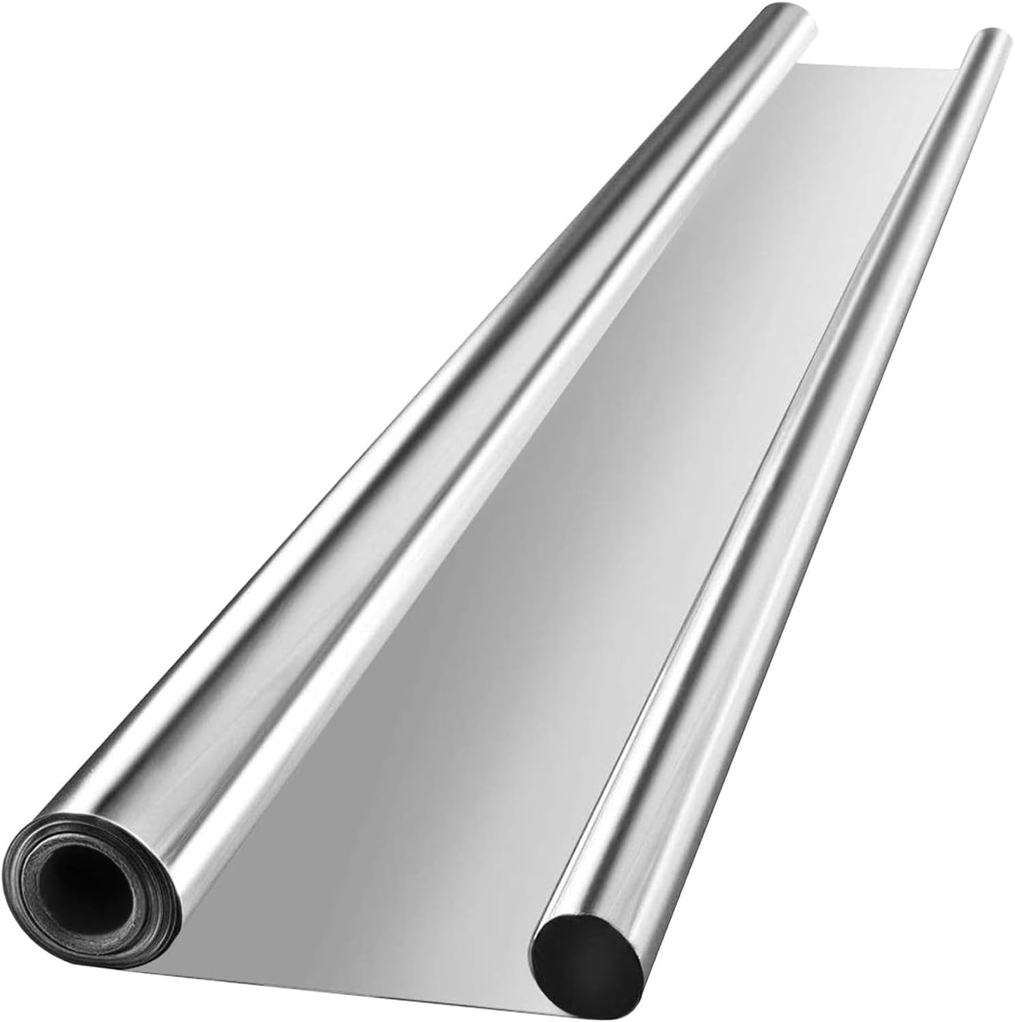 Highly Reflective Mylar Film Roll 4FT X 100FT for Outdoor Grow Room Indoor Decoration Aluminum Paint Coated 2 Mil Silver