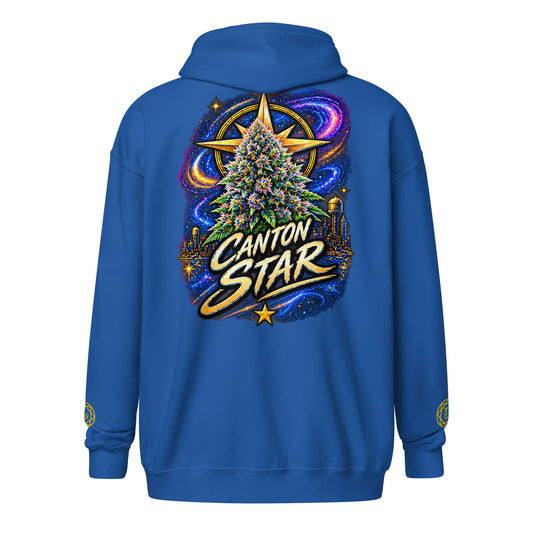 Canton Star Zip Hoodie — back view