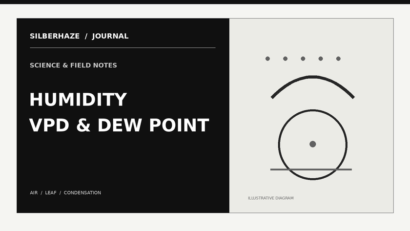 Original Silberhaze illustration for humidity, VPD and dew point