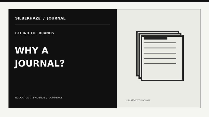 Original Silberhaze Journal editorial education and evidence illustration
