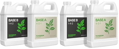 VIVOSUN Base A and B Liquid Nutrients, Size and Pack Options