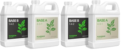 VIVOSUN Base A and B Liquid Nutrients, Size and Pack Options