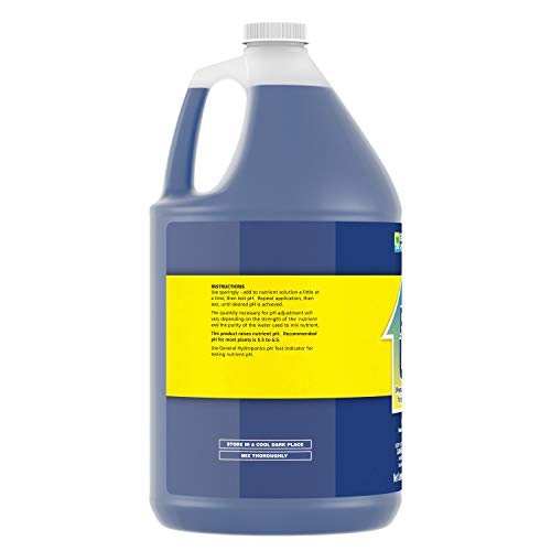 General Hydroponics pH Up and pH Down Liquids - Stabilize Nutrient pH in Hydroponics, 1 qt. Bottles