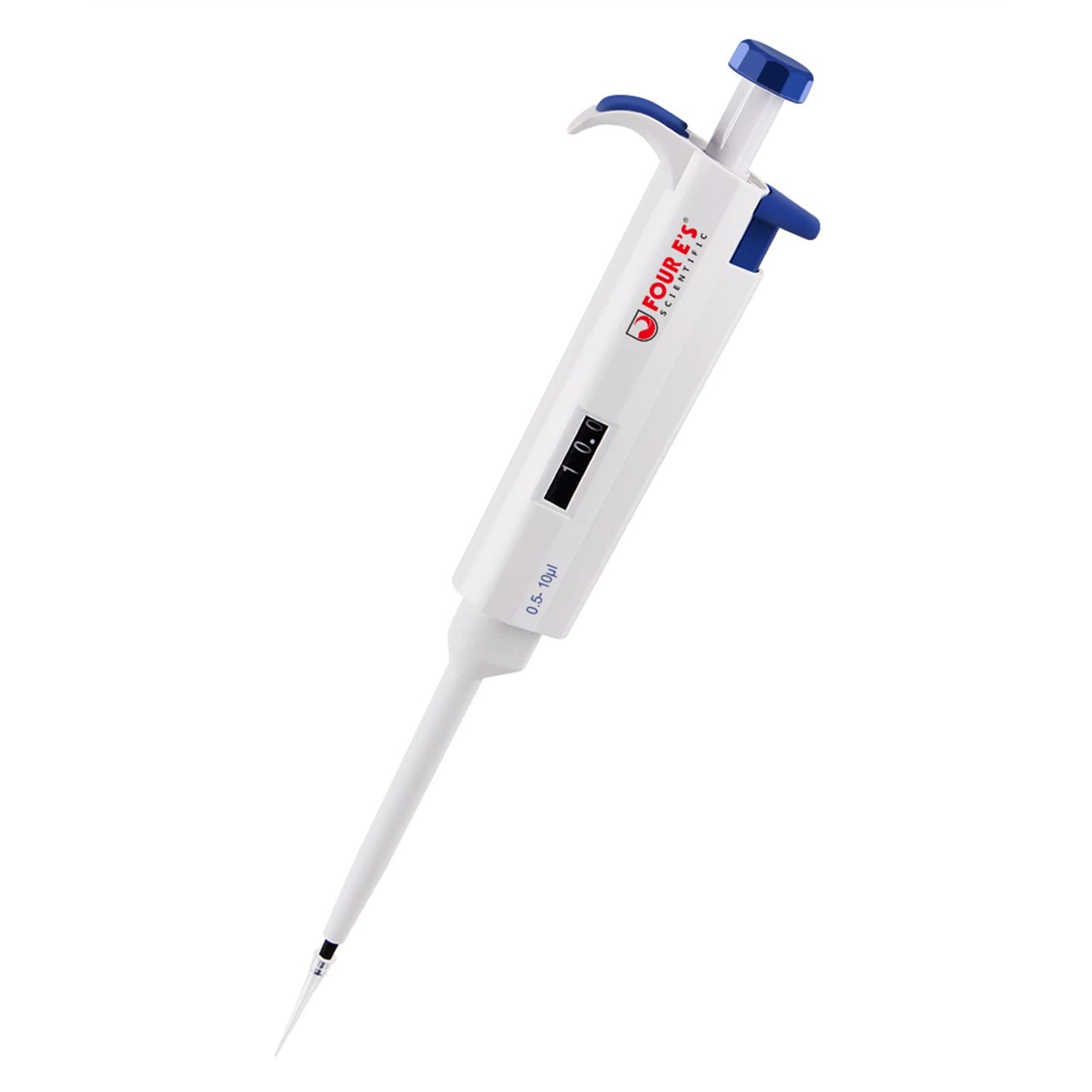 FOUR E'S SCIENTIFIC 100uL-1000uL High-Accurate Single-Channel Manual Adjustable Variable Volume Pipettes