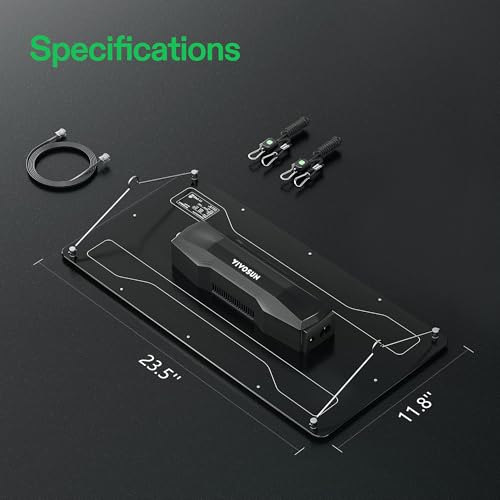 VIVOSUN VS2000 LED Grow Light with Full Spectrum Diodes & Brand Driver Dimmable Lights Sunlike for Seedling Veg & Bloom Plant Grow Lamps for 2x4/3x3 Grow Tent