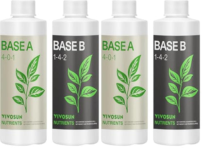 VIVOSUN Base A and B Liquid Nutrients, Size and Pack Options