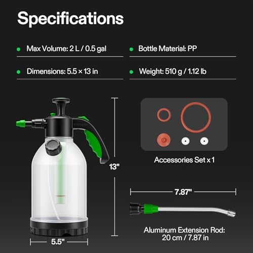 VIVOSUN Hand Pump Sprayers, Size and Pack Options