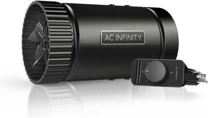 AC Infinity RAXIAL S4, Inline Booster Duct Fan 4” with Speed Controller