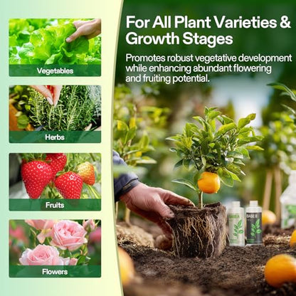 VIVOSUN Base A and B Liquid Nutrients, Size and Pack Options