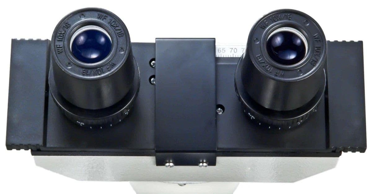 OMAX M82E Series LED Binocular Compound Lab Microscope - 40X-2000X Magnification - Microscope Kit with 100 Blank Slides & Cover Slips