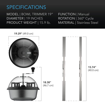 AC Infinity Bowl Trimmers, Multiple Sizes