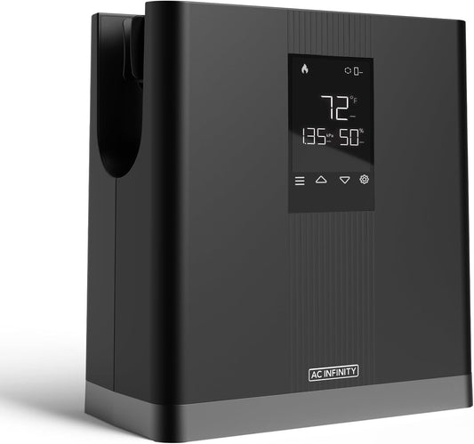 AC Infinity THERMOFORGE T3, Environmental Grow Tent Heater with VPD Temperature Controller, 10-Level PTC Heating and Included Extension Hose for Tents, Rooms, Greenhouses