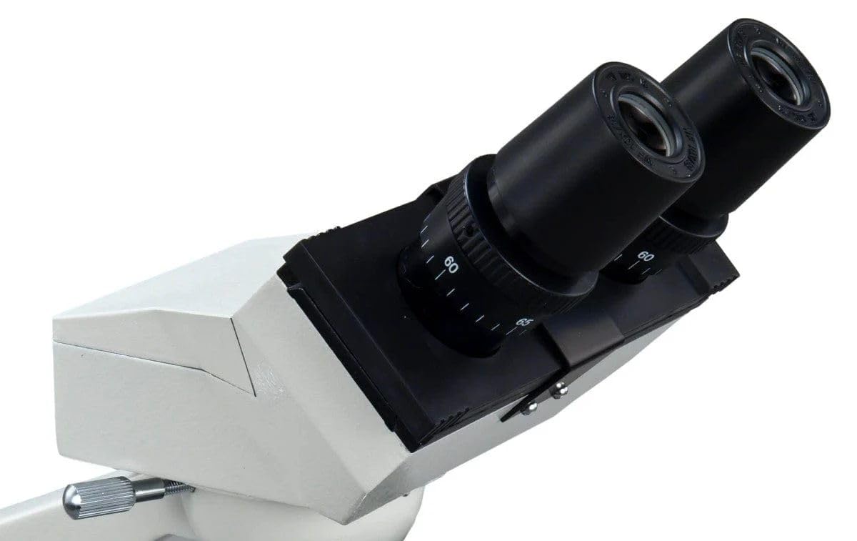 OMAX M82E Series LED Binocular Compound Lab Microscope - 40X-2000X Magnification - Microscope Kit with 100 Blank Slides & Cover Slips