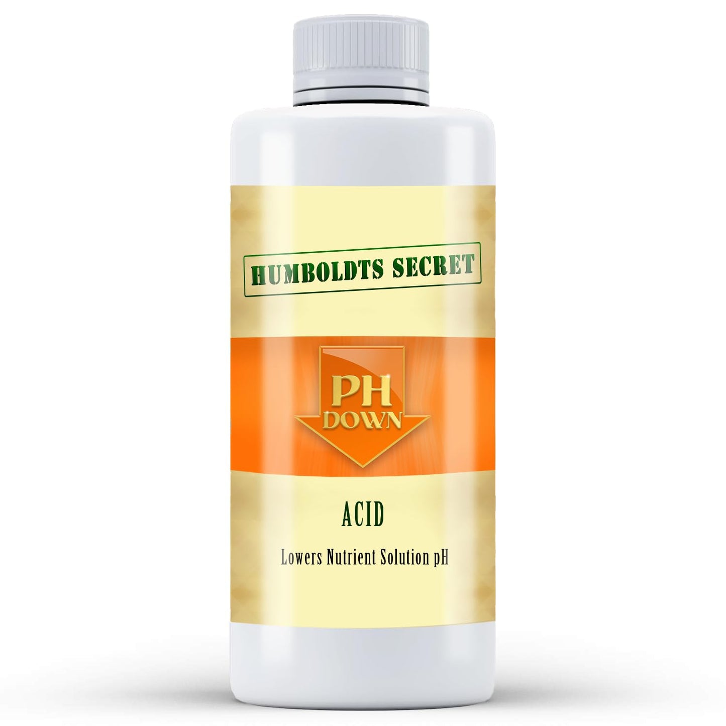 Humboldts Secret pH Down for Plants | Liquid pH Adjuster and Balancer for Soil Coco Hydroponics | Concentrated Phosphoric Acid Solution Supporting Nutrient Uptake and Strong Growth | 32 Ounce