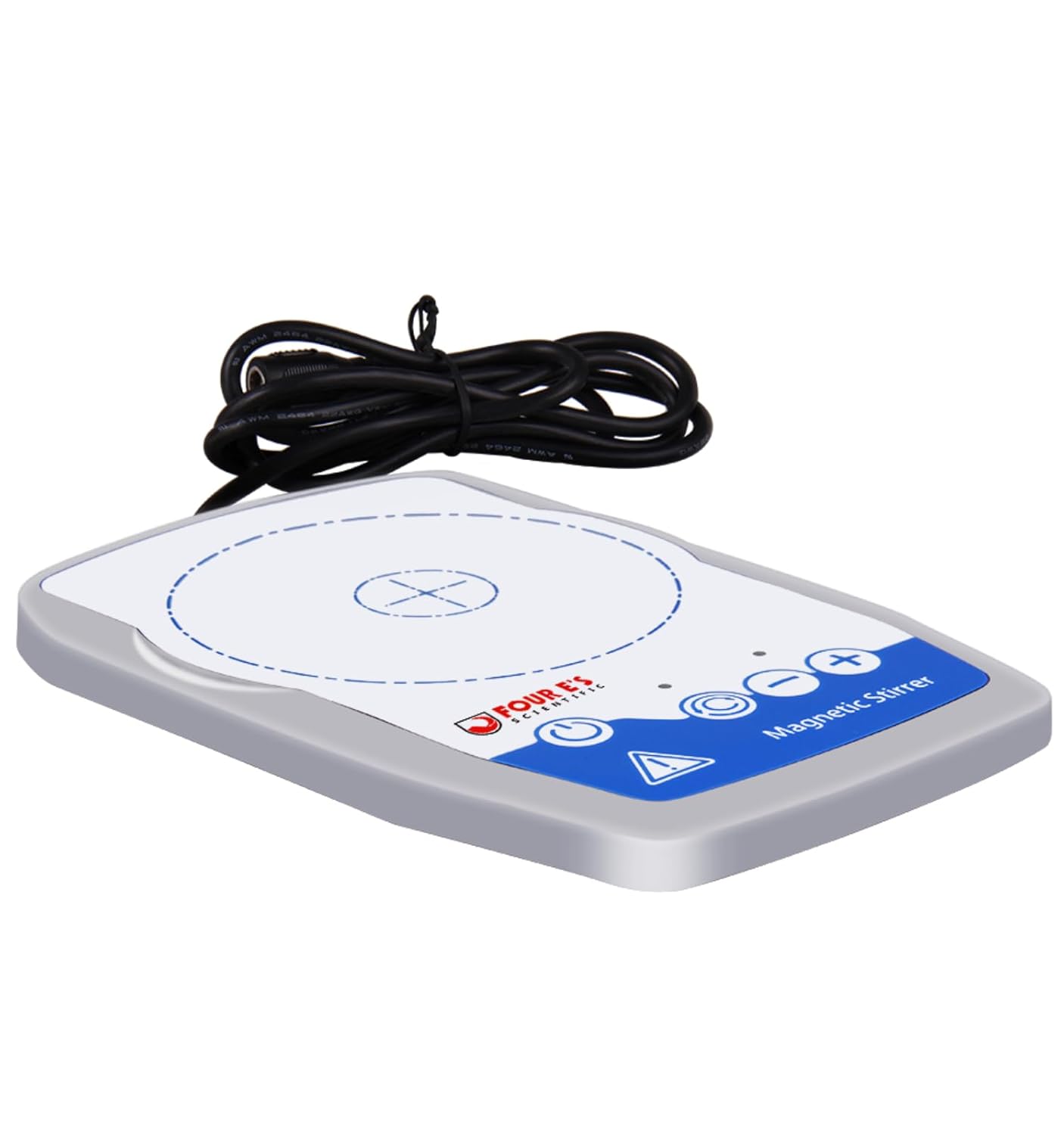 FOUR E'S SCIENTIFIC Ultra-Flat Magnetic Stirrer, Magnetic Stir Plate Mini Lab Stirrers 50-1500 RPM | NO Heating | 100-240 V | Max. Stirring Capacity: 800 mL