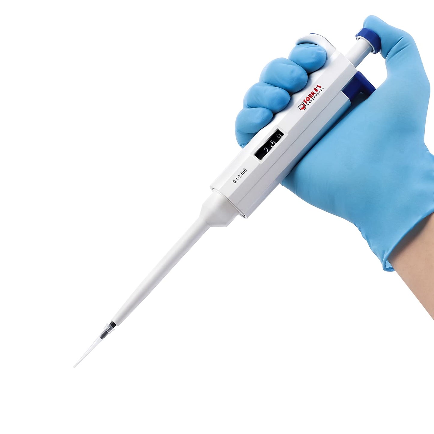 FOUR E'S SCIENTIFIC 1-10ML Single-Channel Pipettor Adjustable Variable Volume Micropipette High Accurate Pipettor for Laboratory