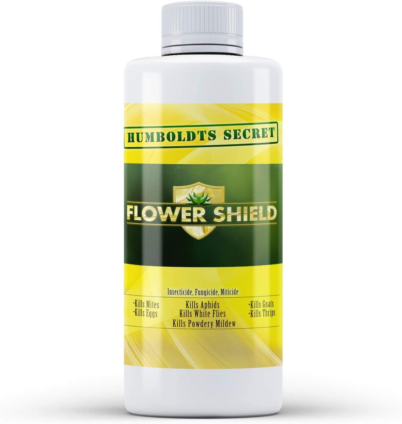 Humboldts Secret Flower Shield – Powerful Insecticide – Pesticide – Miticide – Fungicide – Bug Spray – Spider Spray – Plant and Flower Protection – Healthy Treatment for Pests and Fungus (32 Ounce)