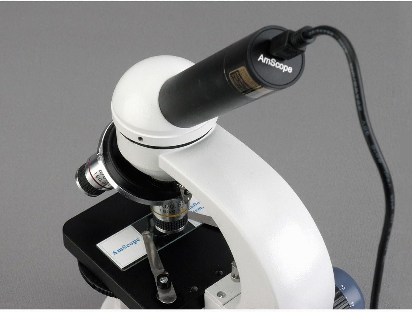 AmScope 5.0 MP USB Still & Live Video Microscope Imager Digital Camera + Calibration Kit