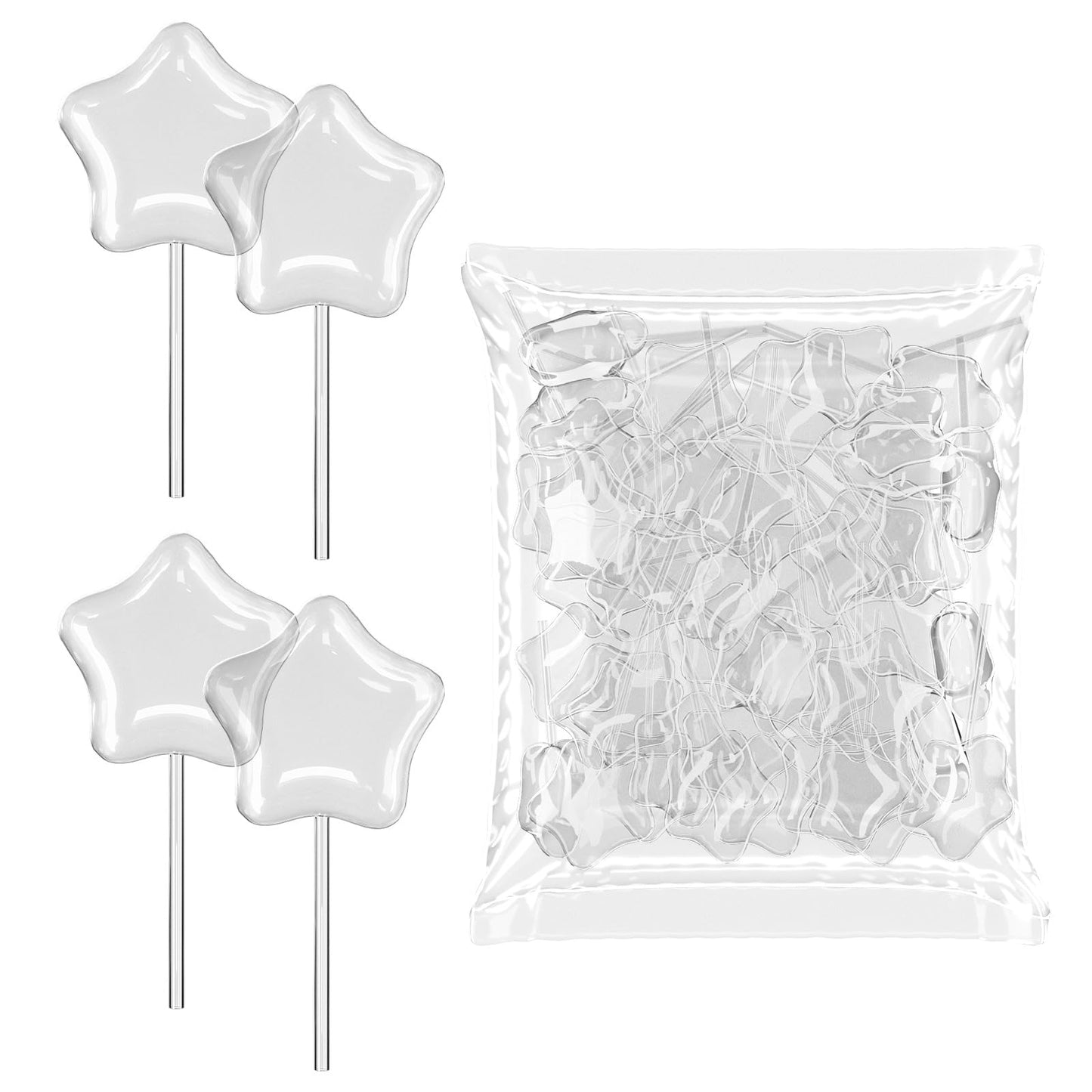 [Heart Style] Vabiooth 50Pcs 4mL Cupcakes Disposable Plastic Transfer Pipettes Liquid Dropper for Chocolate or Strawberries Cupcakes, Ice Cream, Mini Cakes, Waffles, Children's Painting