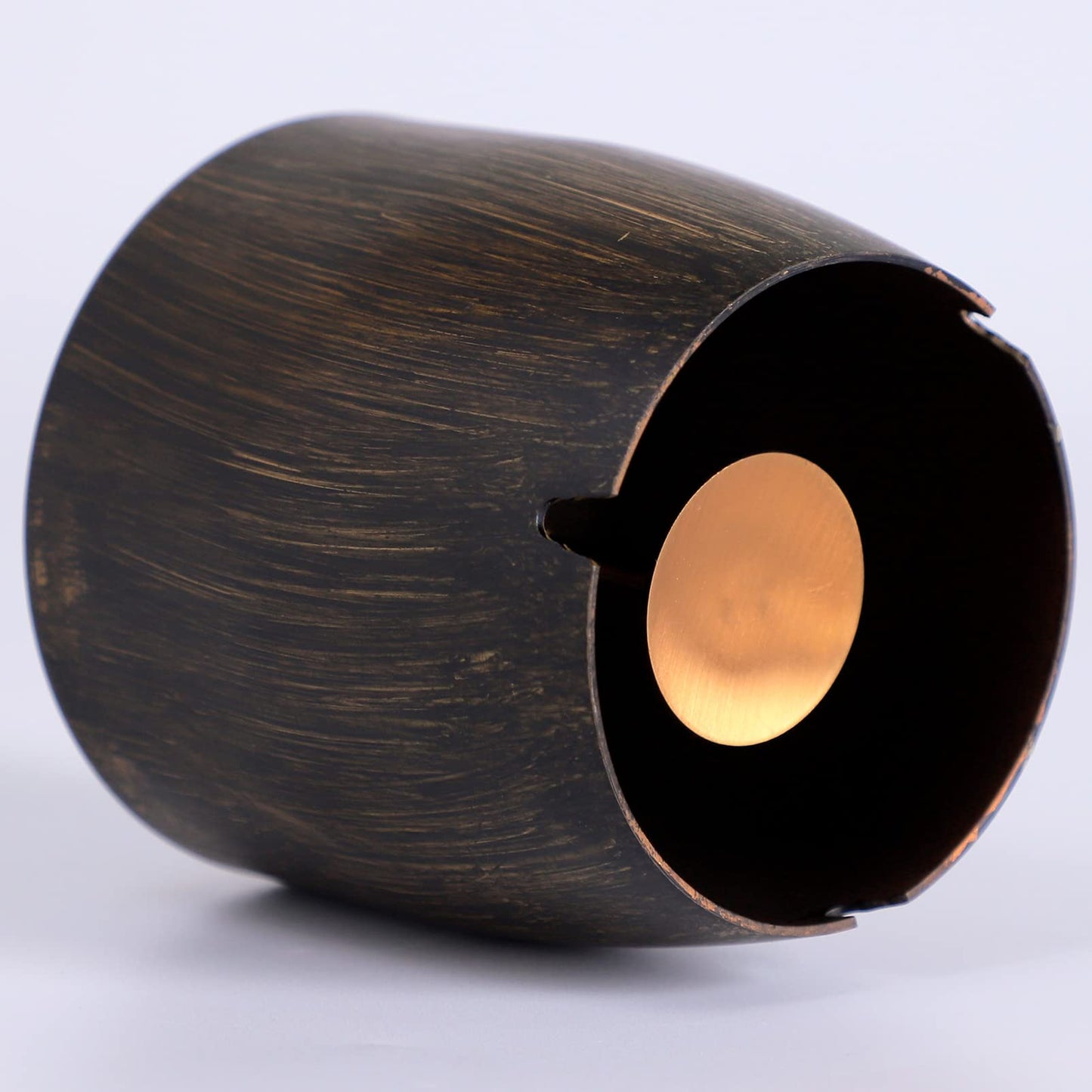 Ashtray with Lid for Cigarette, Stainless Steel Smokeless Odorless Windproof Ashtrays for Home Office Tabletop Outside Patio Outdoor Balcony(3.54"x3.0"x3.38")