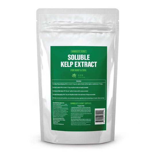 Humboldts Secret Soluble Kelp Extract Powder | 0-0-16 Water Seaweed Fertilizer | Concentrated Nutrients & Minerals for Lawn, Garden, Vegetables, Houseplants, Succulents & Hydroponics | 2 lb Bag