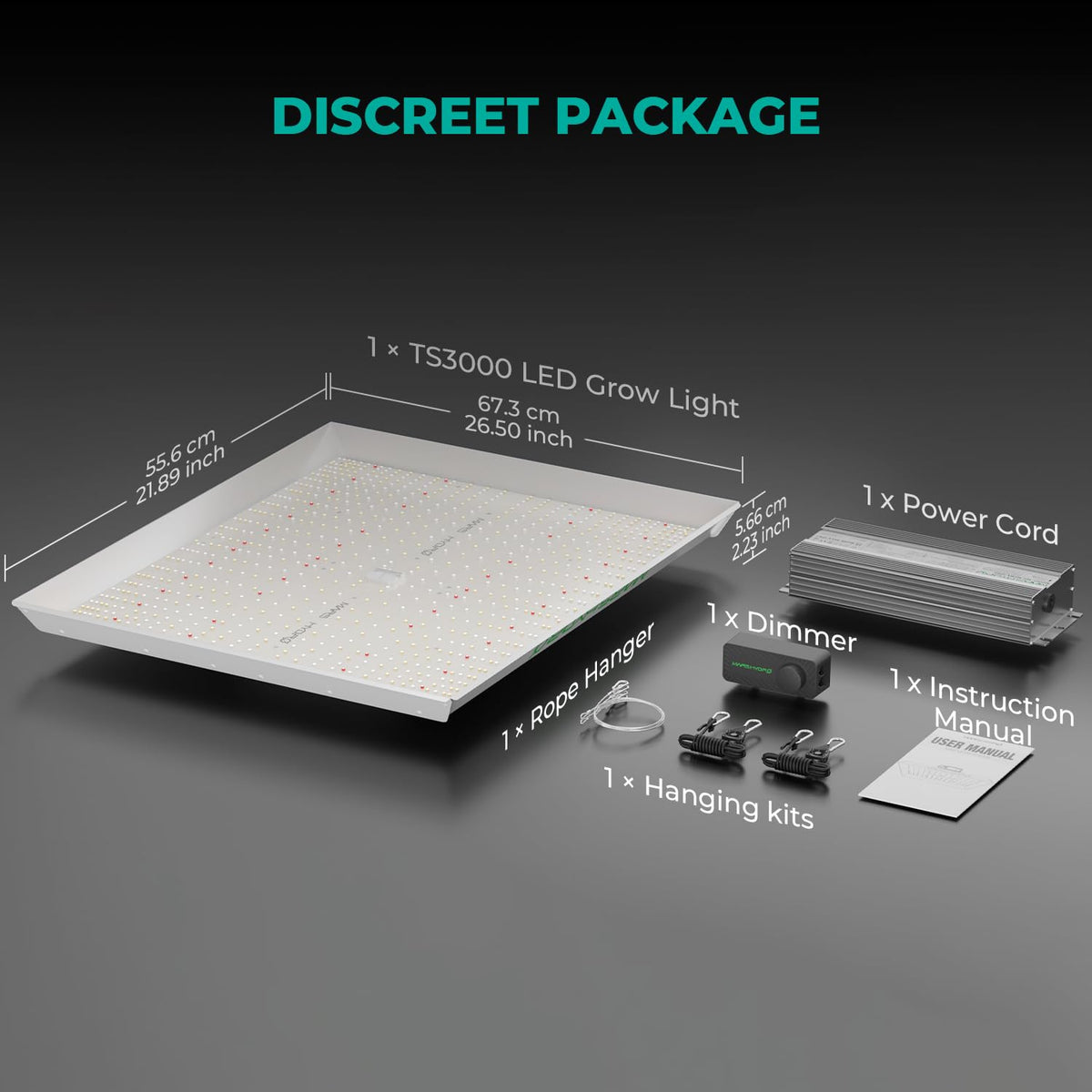 MARS HYDRO LED Grow Lights, Multiple Panel Sizes