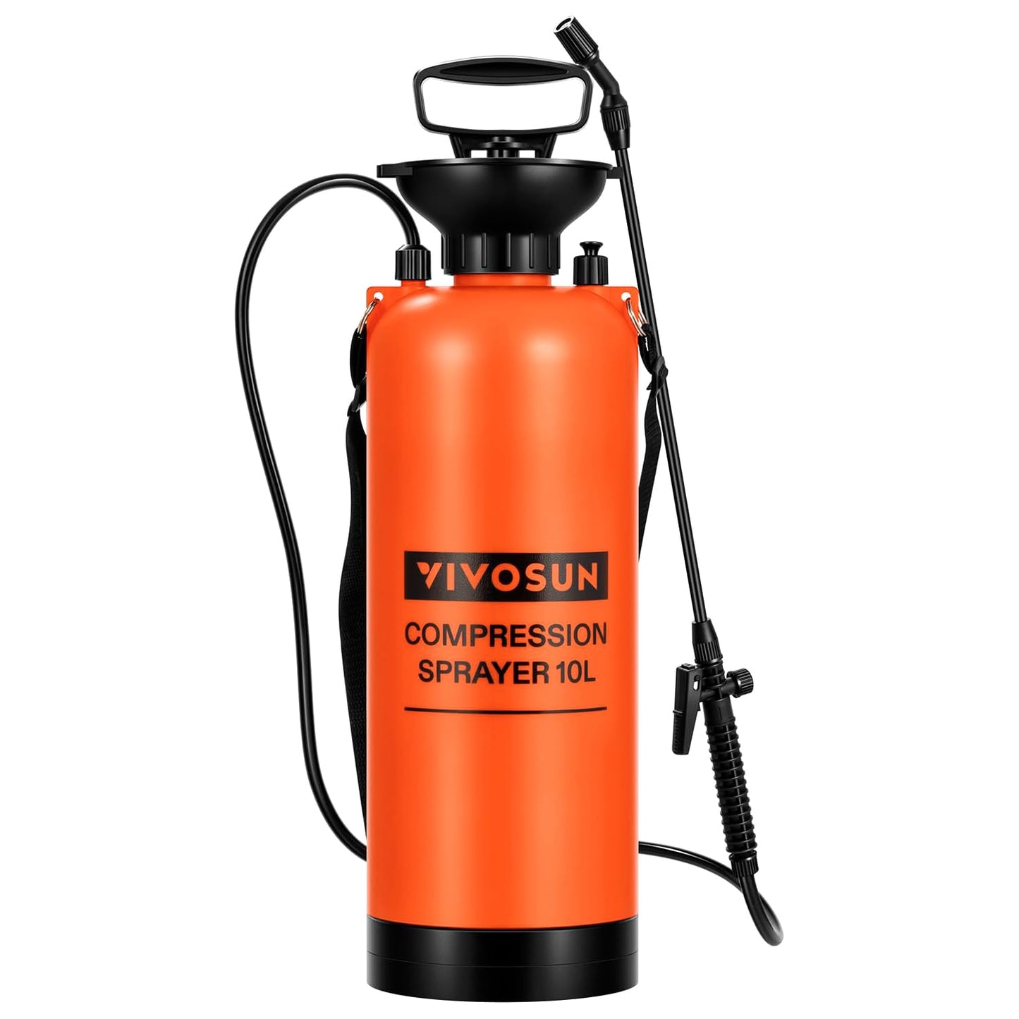 VIVOSUN 1.35-Gallon Pump Pressure Sprayer, Pressurized Lawn & Garden Water Spray Bottle with Adjustable Shoulder Strap, for Spraying Plants, Garden Watering and Household Cleaning