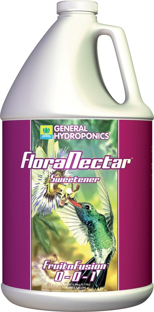 General Hydroponics GH1603 Flora Nectar Fruit and Fusion for Gardening, 1-Gallon fertilizers, 1 Gallon