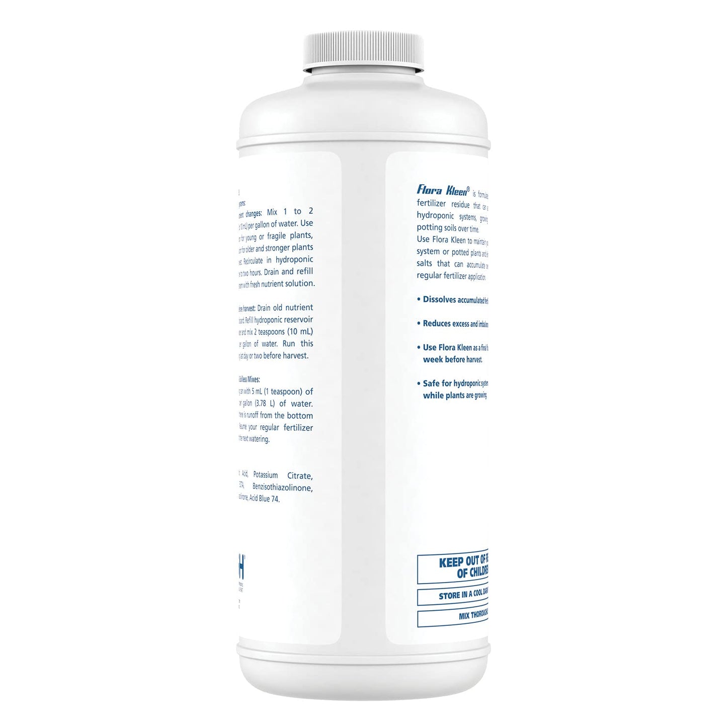 General Hydroponics FloraKleen Clearing Solution, 1-Gallon