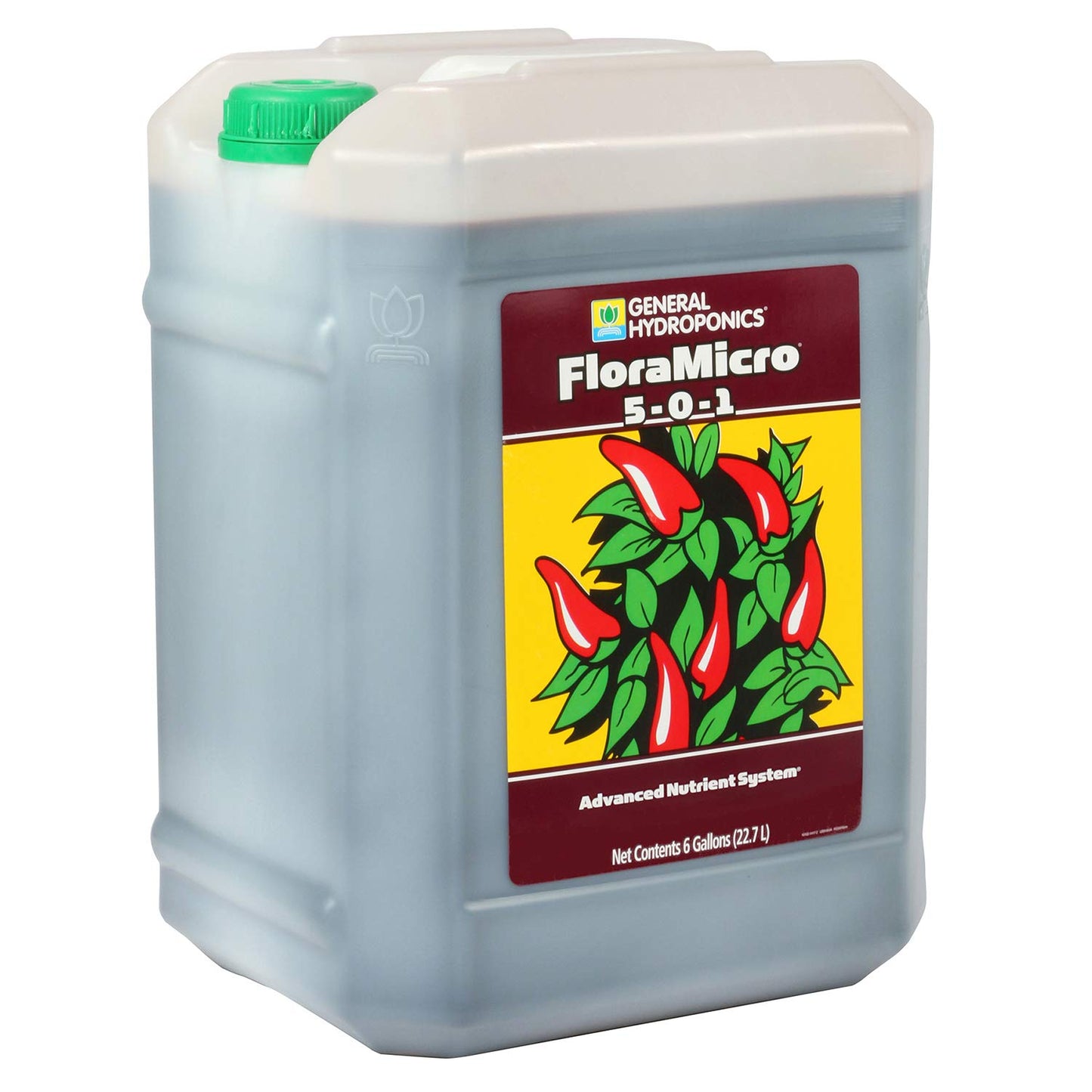 General Hydroponics FloraMicro 5-0-1, Use with FloraBloom & FloraGro For A Tailor-Made Nutrient Mix Ideal for Hydroponics, 1-Quart