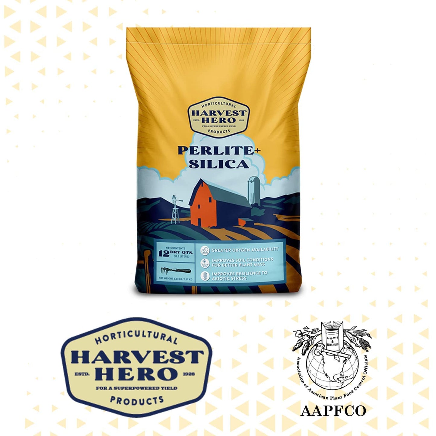 Perlite+ Silica, Superior Soil Amendment That Promotes Enhanced Plant Growth. Ideal for Potting Soil, Transplanting, and Hydroponic Systems, OMRI Listed, 100% Organic (24 QT)