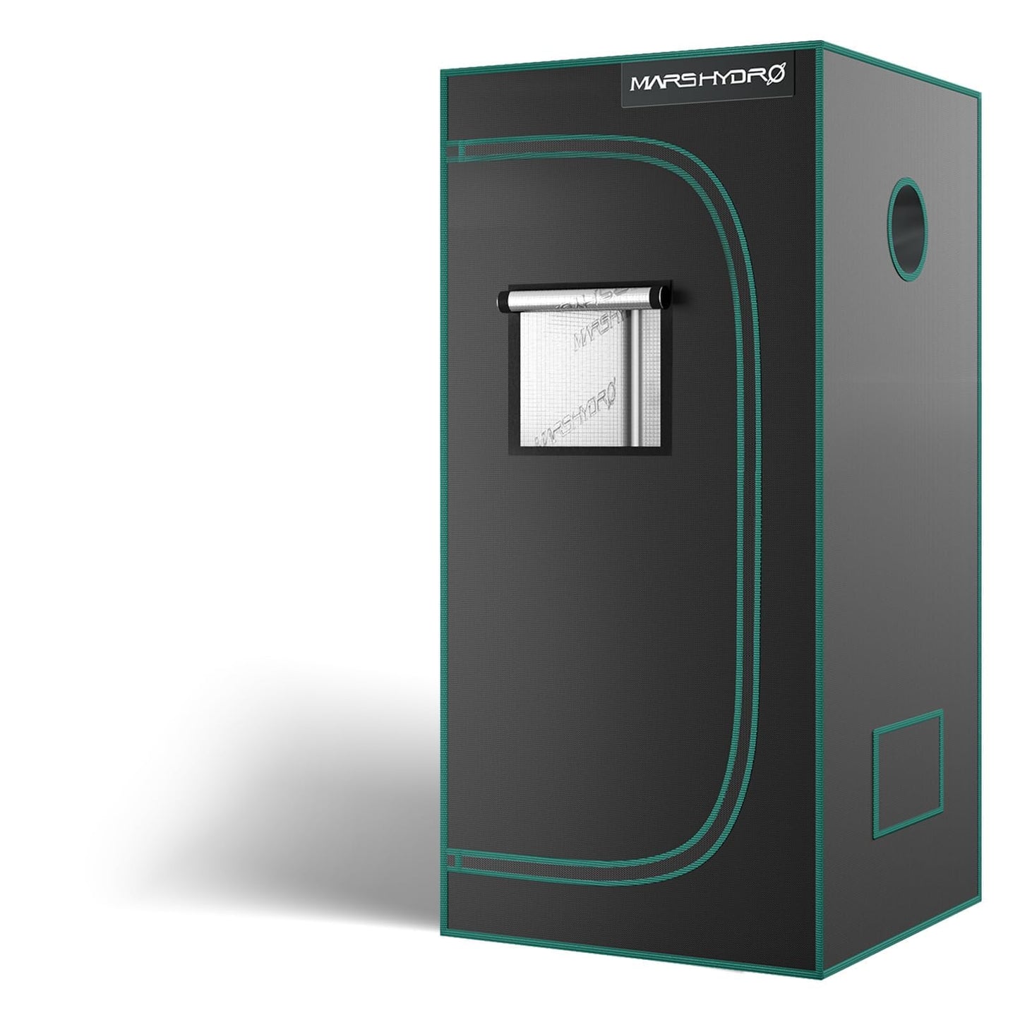 MARS HYDRO 2x2 Advanced Grow Tent, 24"x24"x55" High Reflective Mylar 1680D for Hydroponics Indoor Plant Growing, with Observation Window,Floor Tray and Smooth Zipper for TS600/TS1000