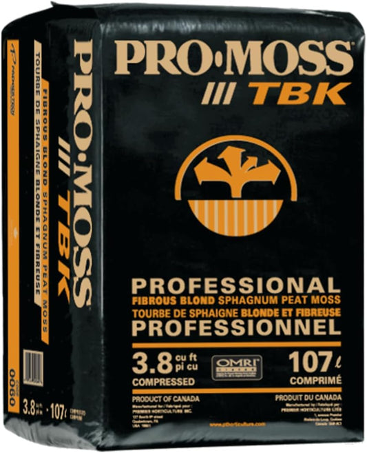 Premier Pro-Moss TBK Peat Moss 3.8cf OMRI