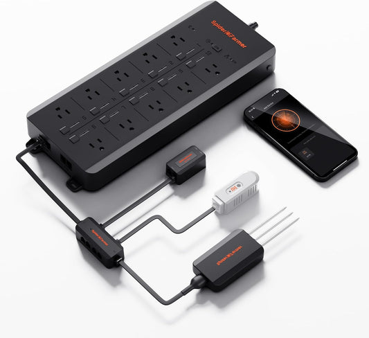 Spider Farmer GGS AC10 Power Strip Kits 10 AC APP-Based Controls Outlets