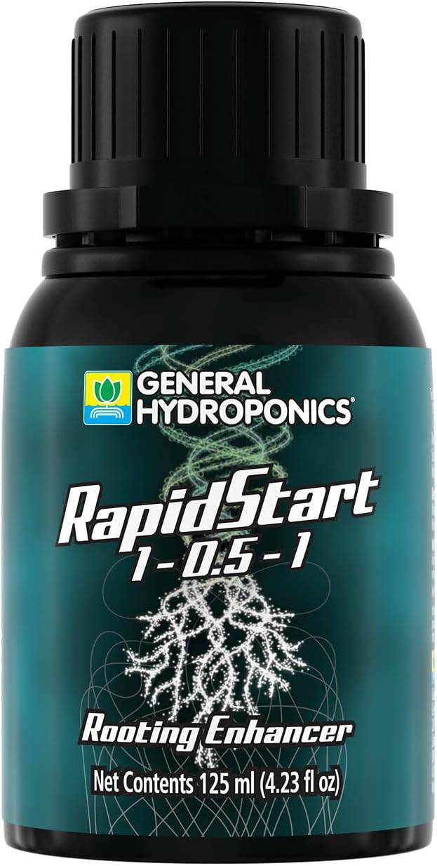 General Hydroponics RapidStart, Plant Food, 1-0.5-1, 500 mL.